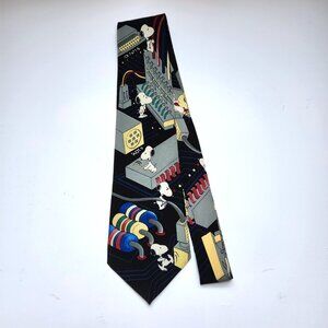 Snoopy Necktie Bugged Out on the Internet Men's Tie Vintage United Feature